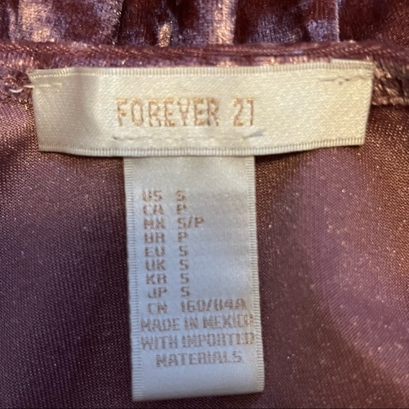 Forever 21 Crushed Velvet Dress with Spaghetti Straps - Picture 7 of 7